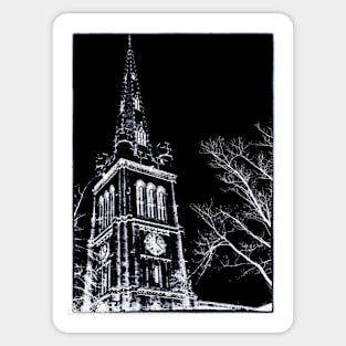 St Peter & Paul Parish church, Kettering from Kettrin'Kollection Sticker